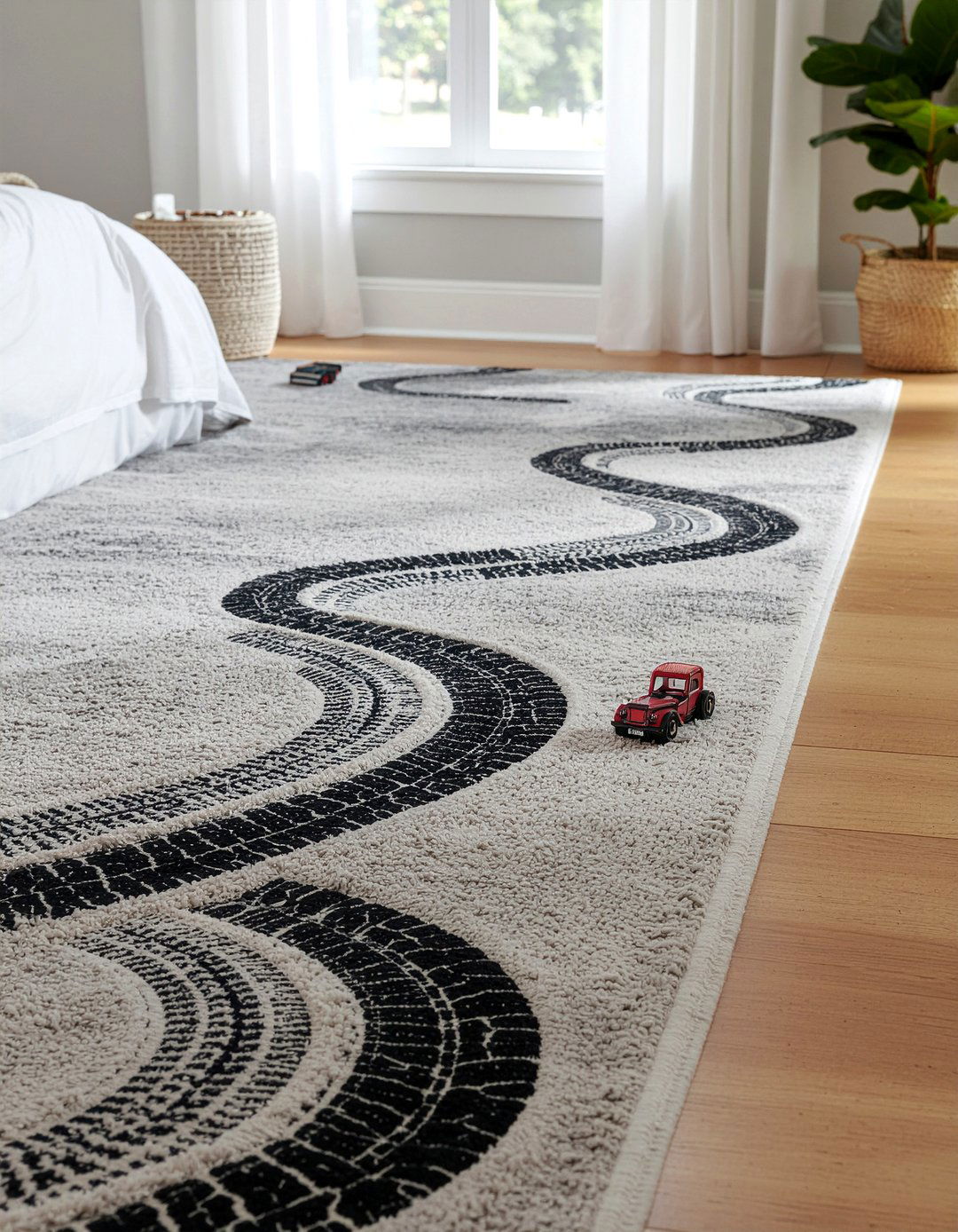 Truck Pattern Rug - 30 truck bedroom ideas