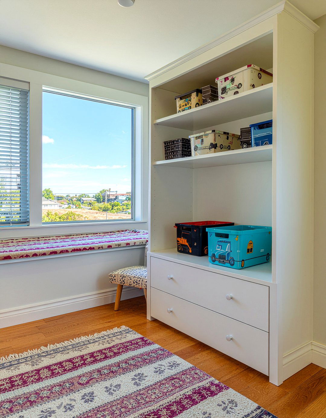 Truck Storage Cubby - 30 truck bedroom ideas