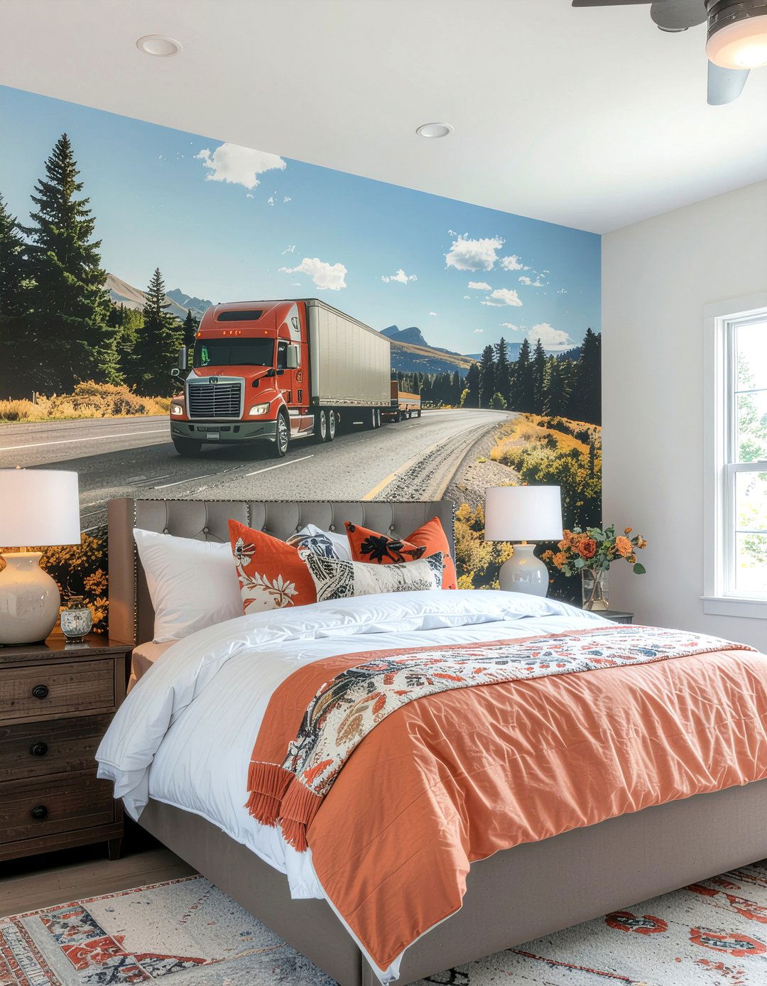 Truck Wall Decals - 30 truck bedroom ideas