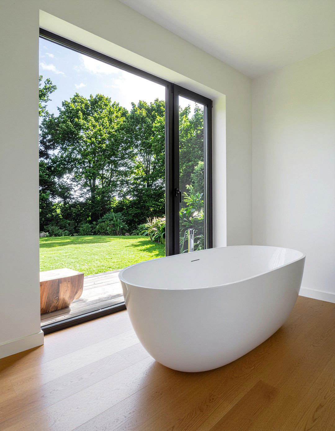 Tub Under Window - 30 master bathroom layout ideas