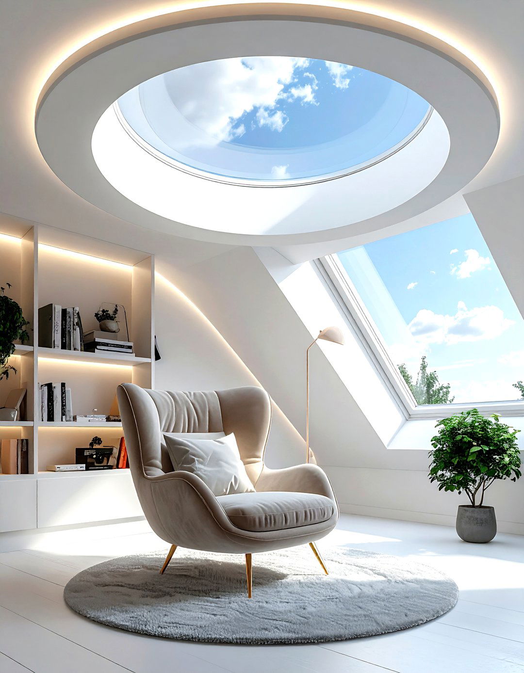 Tubular Living Room Skylight - 30 living room skylights