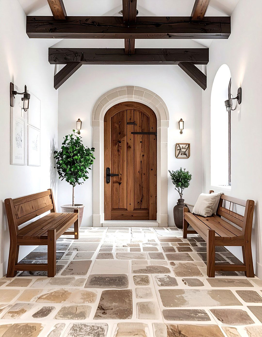 Tudor Entryway - 30 period home decor ideas
