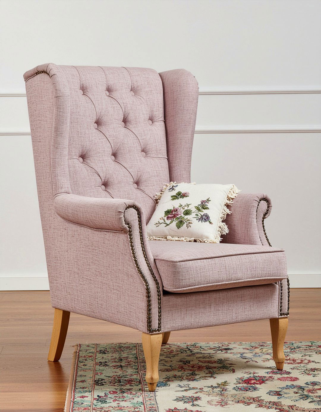 Tufted Button Back Chair - 30 living room Victorian furniture ideas