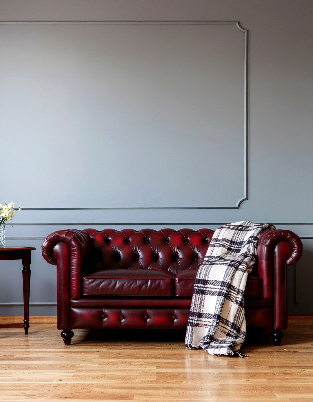 Tufted Chesterfield Sofa - 30 living room anchor piece ideas