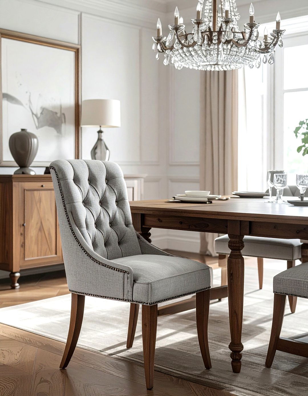 Tufted Parsons Dining Chair - 30 parsons dining chair ideas