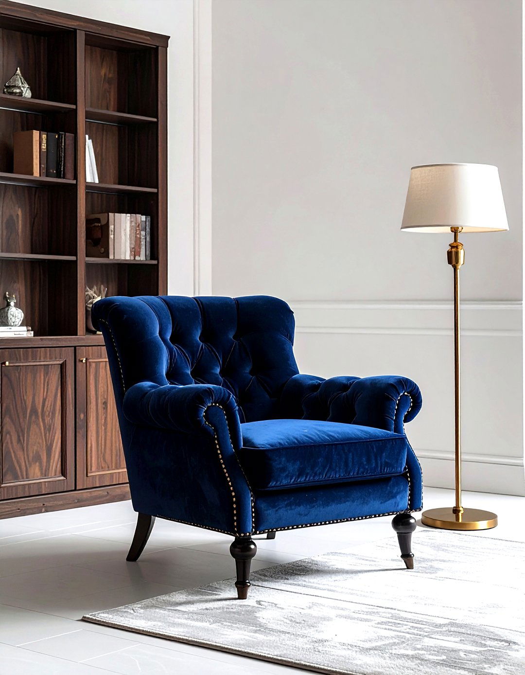 Tufted Slipper Chair - 30 living room slipper chair ideas