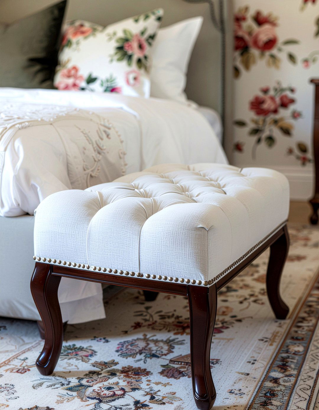 Tufted Vanity Seat - 30 bedroom vanity stools