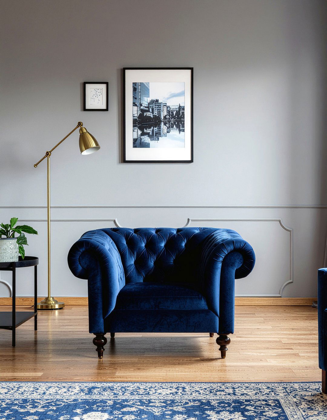 Tufted chair - 30 living room accent chair ideas