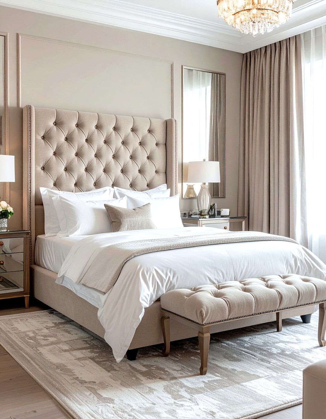 Tufted headboard - 30 classic decor ideas