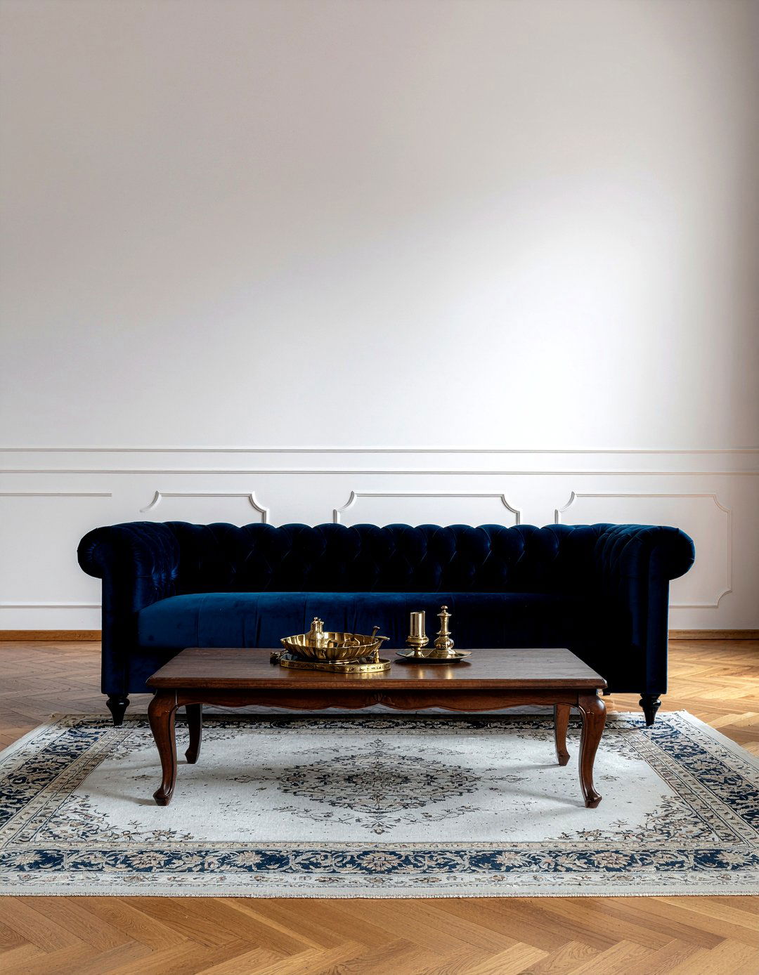 Tufted velvet couch - 30 velvet sofa living room ideas