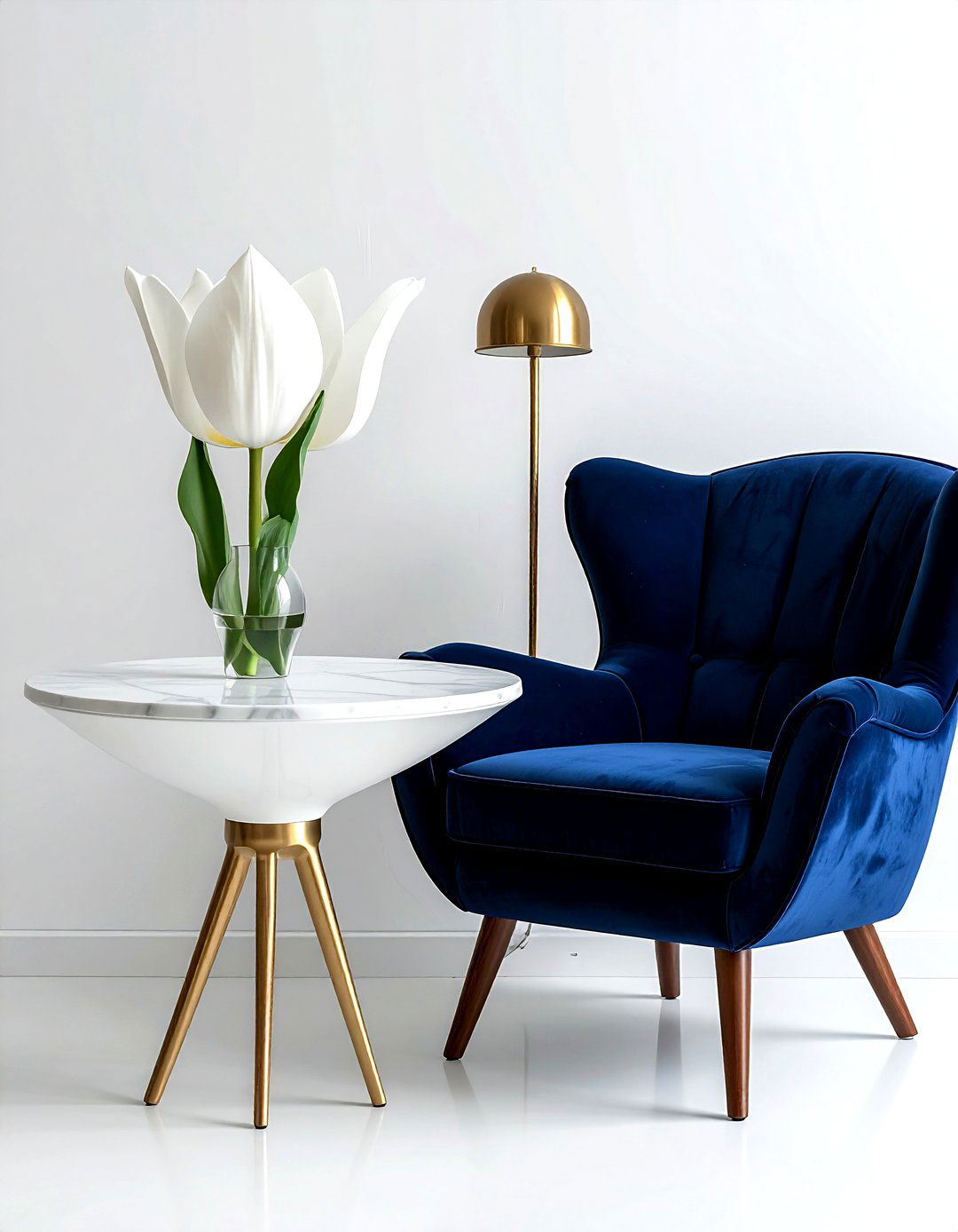 Tulip side table - 30 living room mid-century furniture ideas