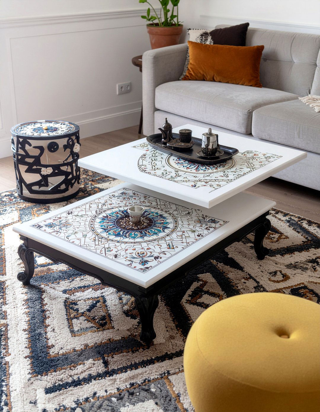 Turkish Coffee Table Set - 30 Turkish living room ideas