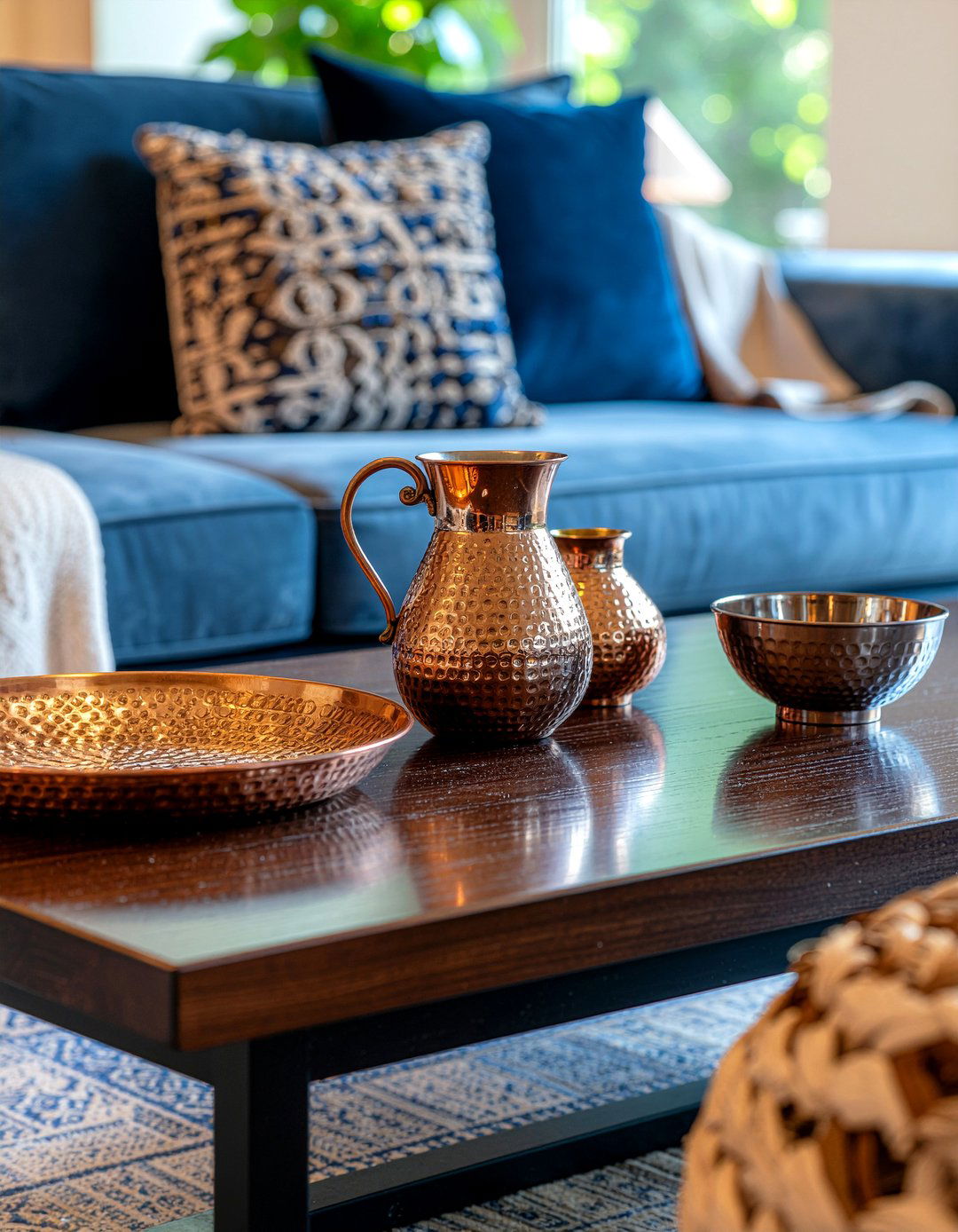 Turkish Copper Accessories - 30 Turkish living room ideas