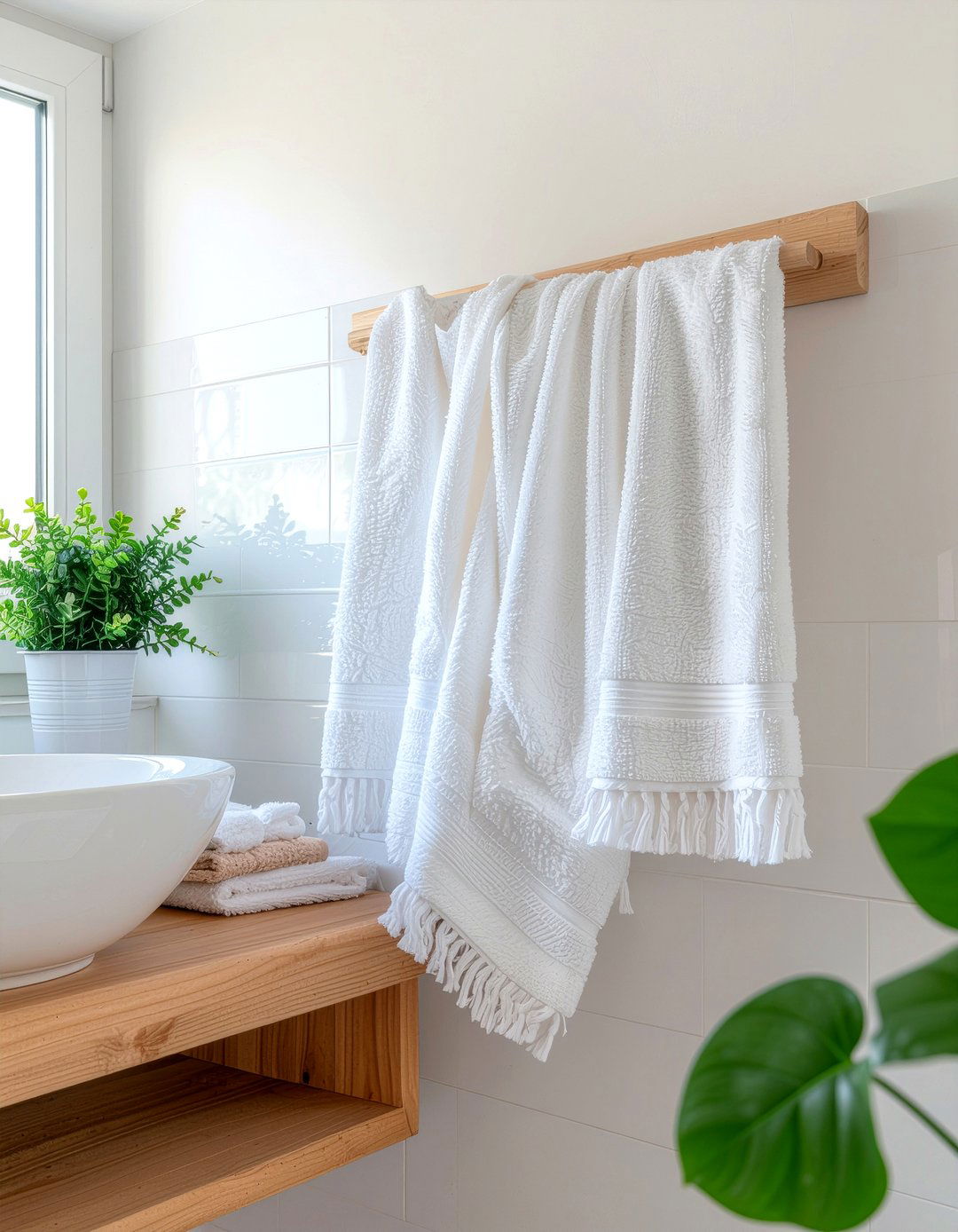 Turkish Cotton Towels - 30 bathroom refresh ideas