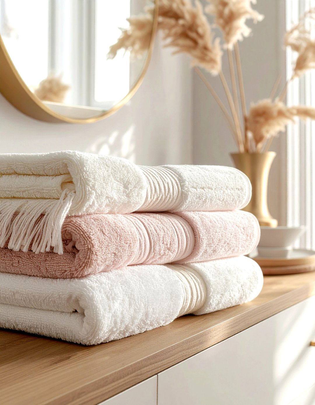 Turkish Cotton Towels - 30 bathroom warmth ideas