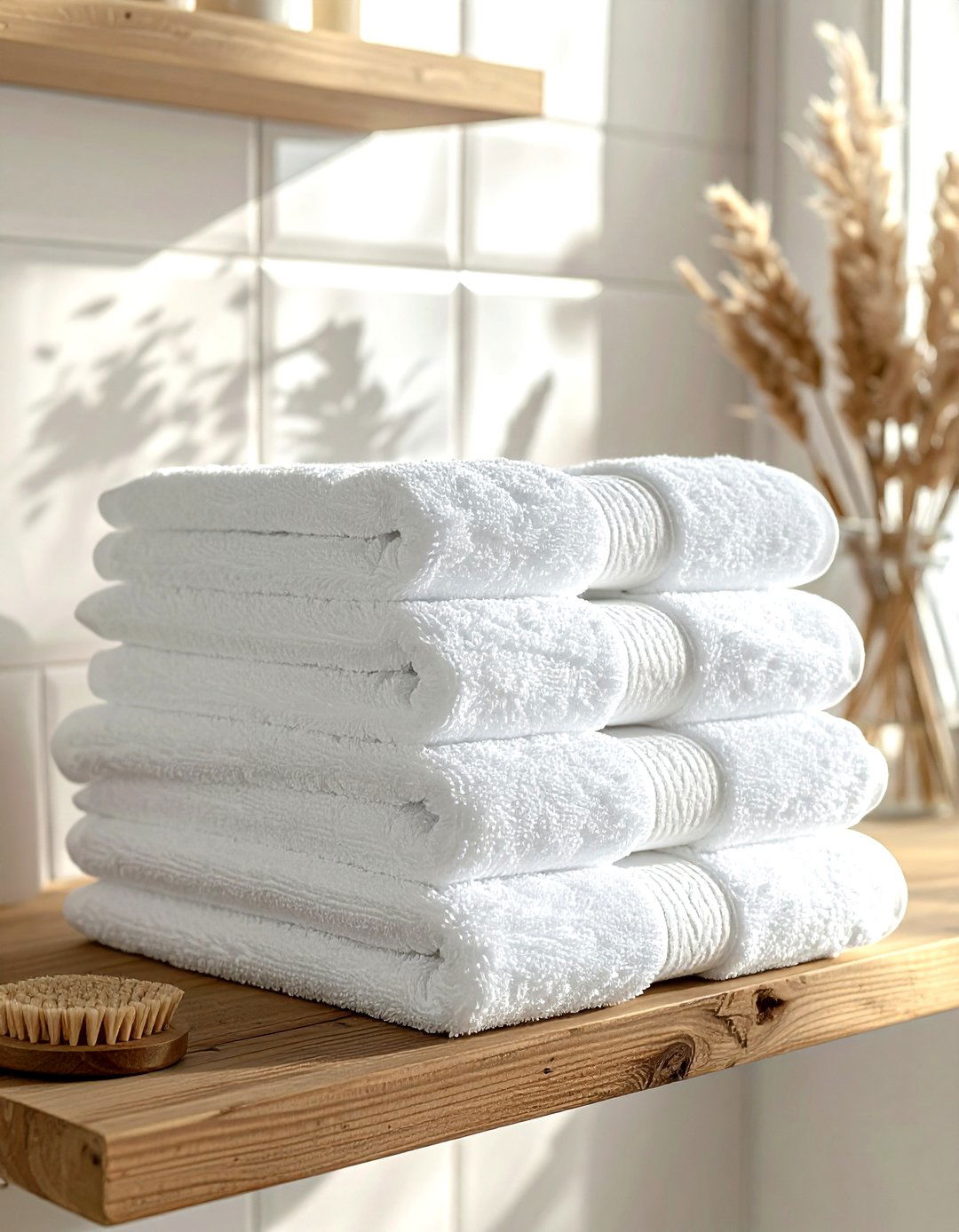 Turkish cotton towels - 30 spa bathroom ideas