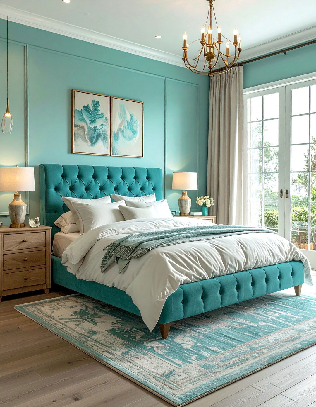 Turquoise Bedroom - 30 turquoise decor ideas