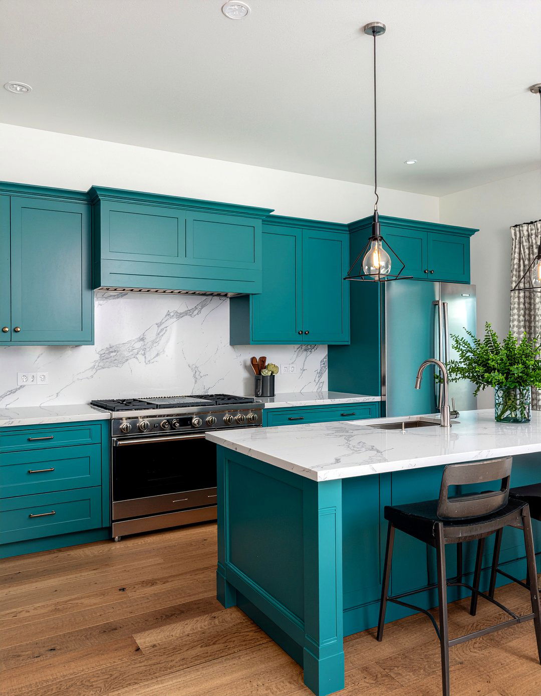 Turquoise Kitchen Cabinets - 30 Mexican kitchen ideas