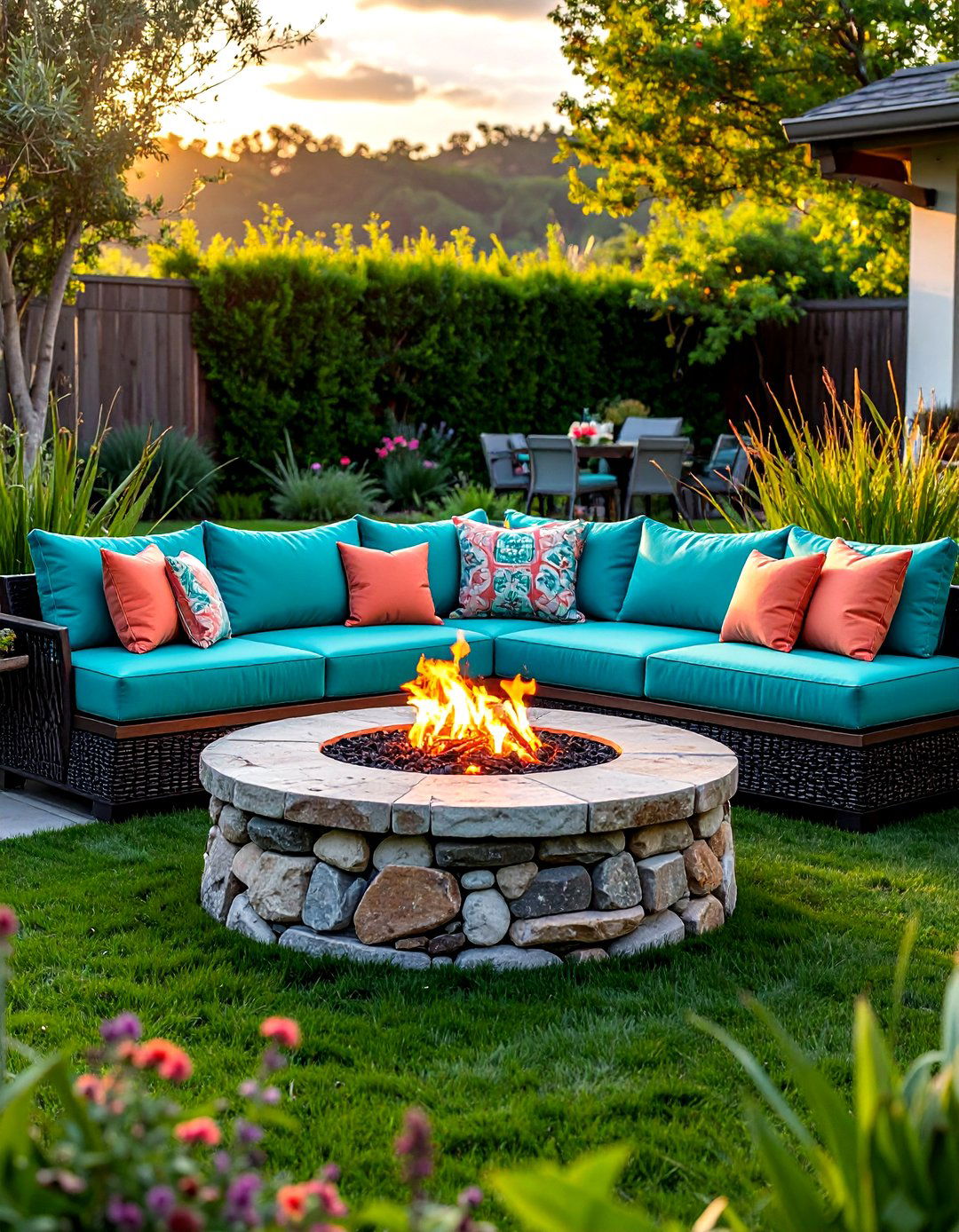 Turquoise Patio Furniture - 30 turquoise decor ideas