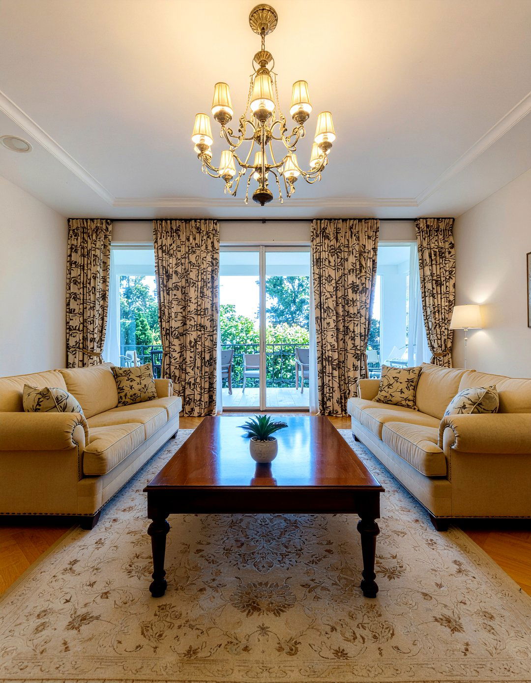 Two Chandeliers In Long Living Room - 30 living room chandelier sizing ideas