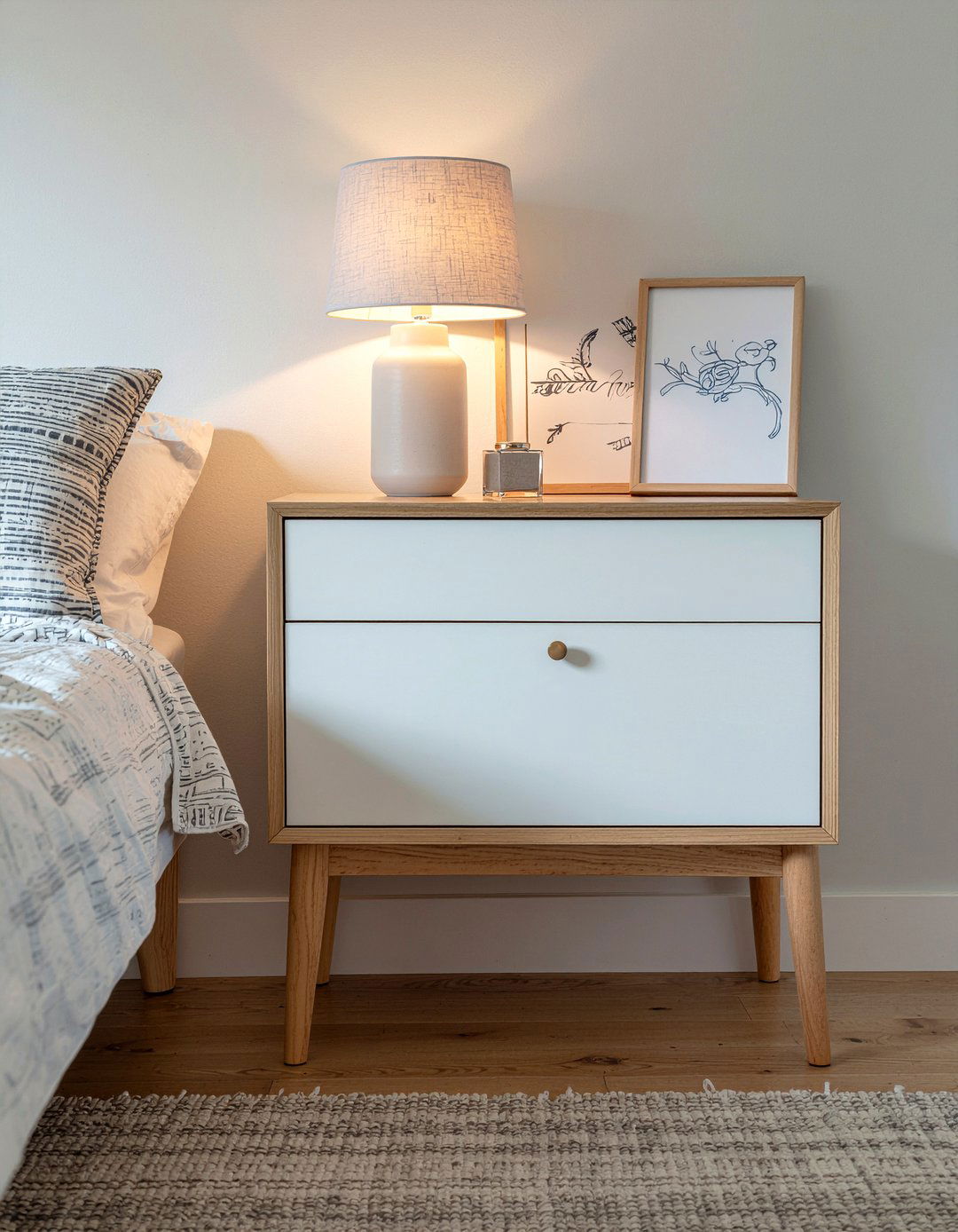 Two Drawer Writing Desk - 30 bedroom desk with drawers