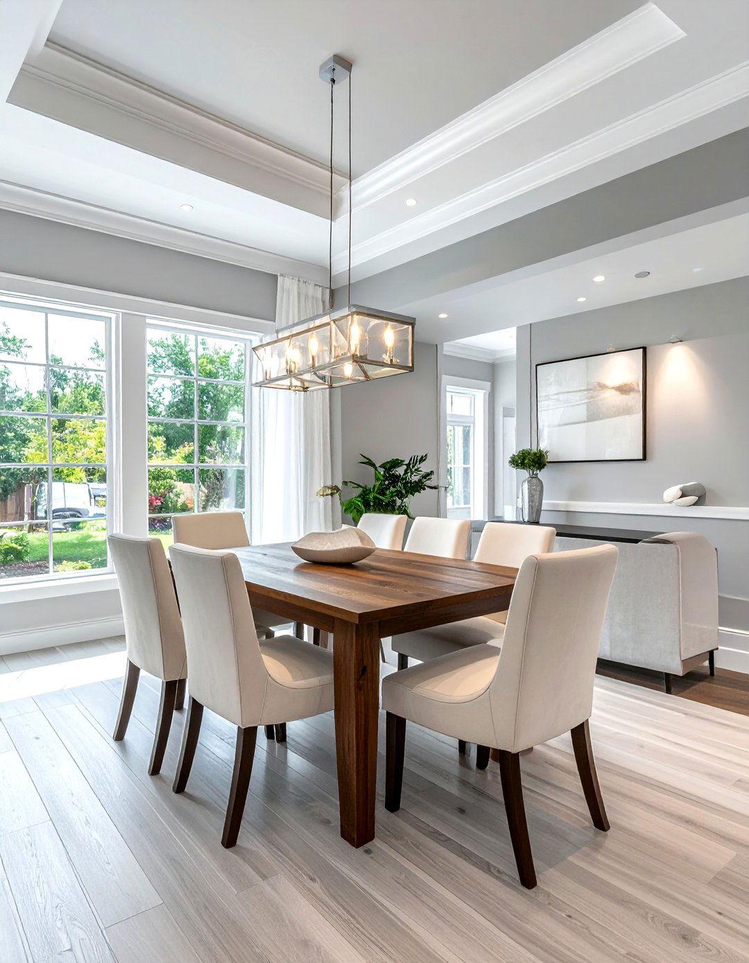 Two Tone Crown Molding - 30 dining room crown molding ideas