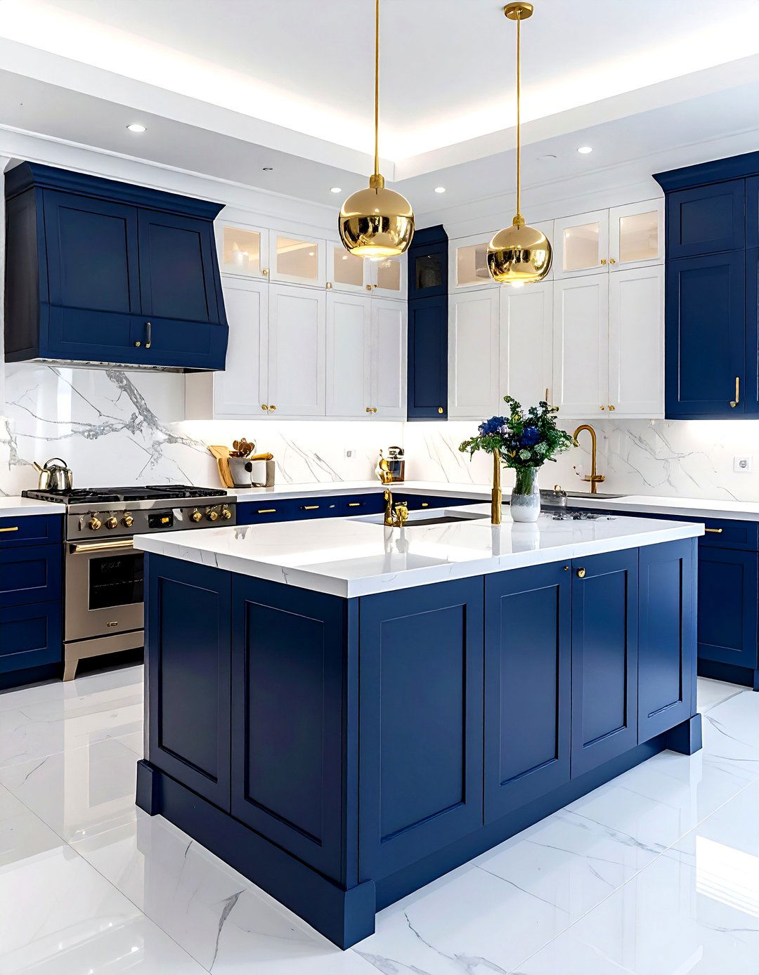 Two Tone Kitchen - 30 designer kitchen ideas