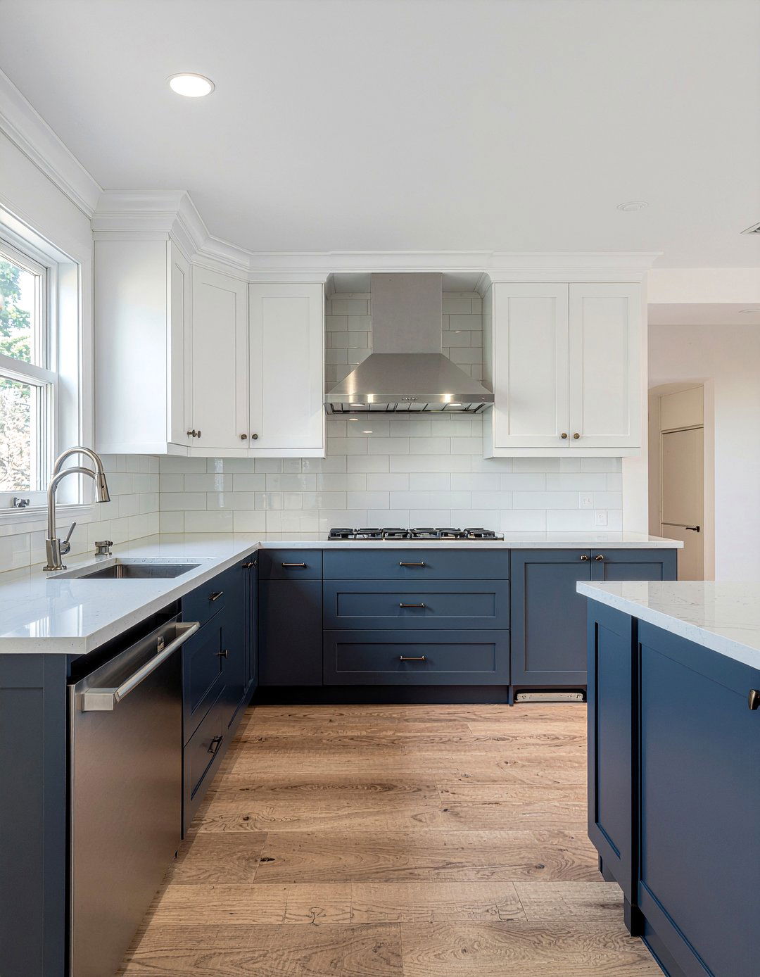 Two Tone Kitchen Cabinets - 30 kitchen before and after ideas