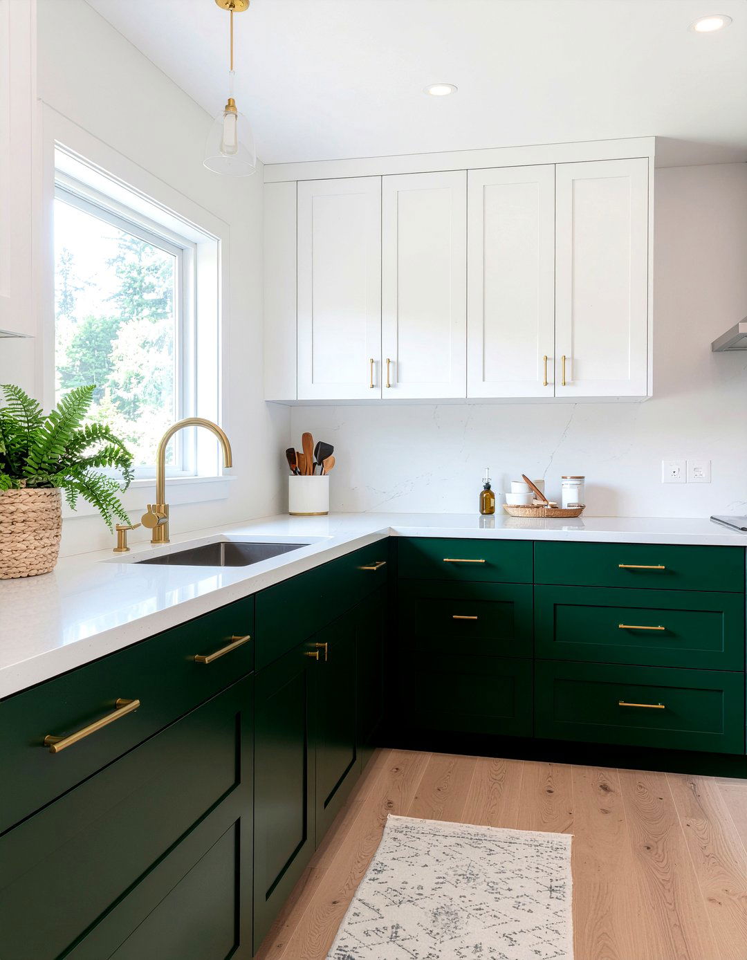 Two Tone Kitchen Cabinets - 30 kitchen transformation ideas