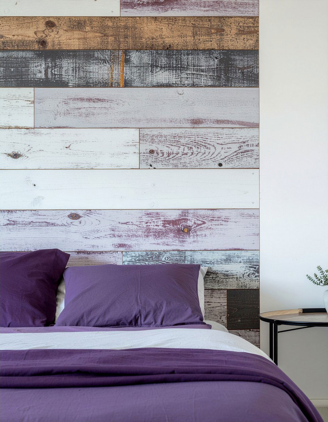 Two Tone Purple Bedroom - 30 bedroom purple walls