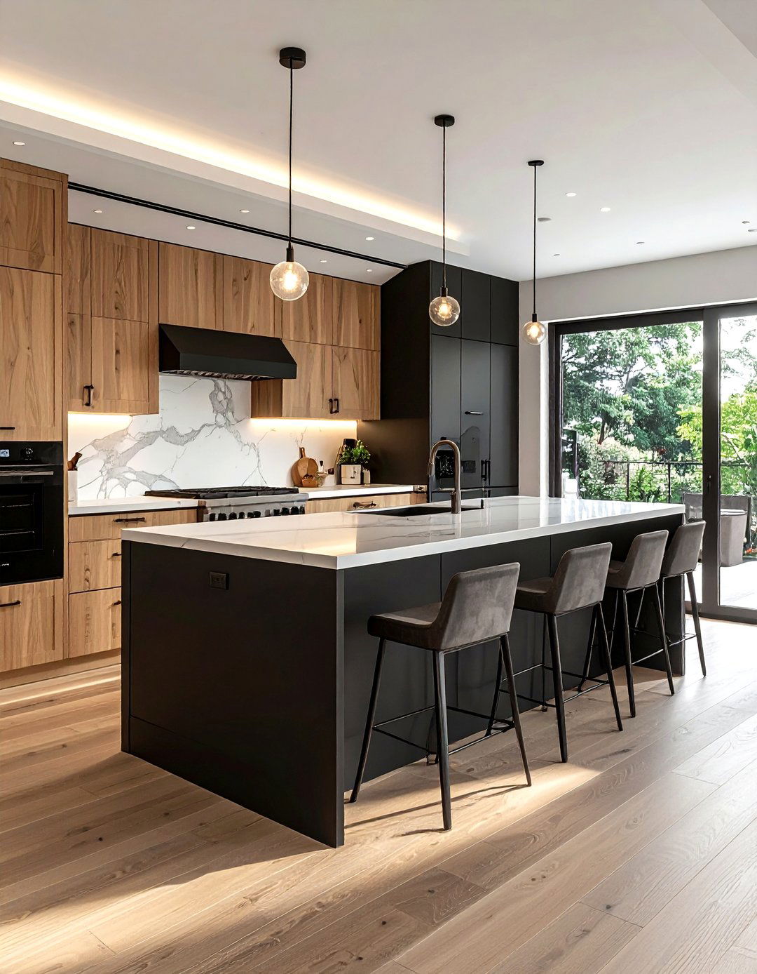 Two Tone Wood Kitchen - 30 wood tone kitchen ideas