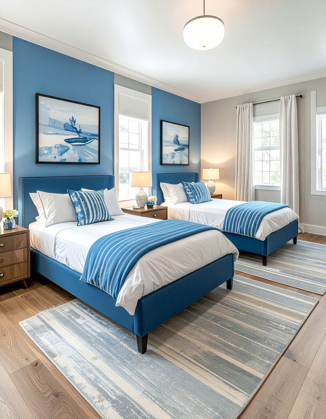 Two Twin Bed Layout - 30 bedroom furniture layout