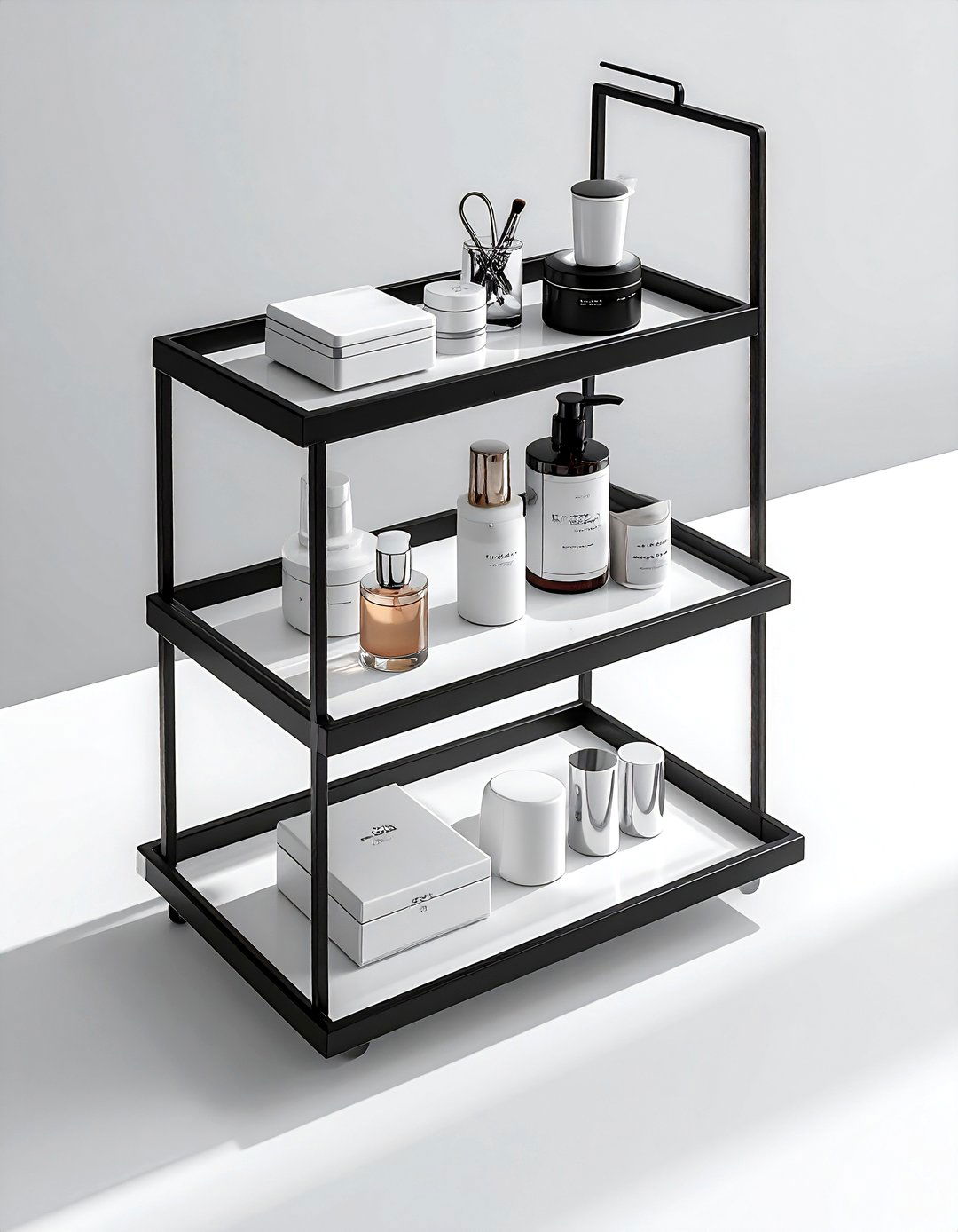 Two tiered tray - 30 vanity tray ideas