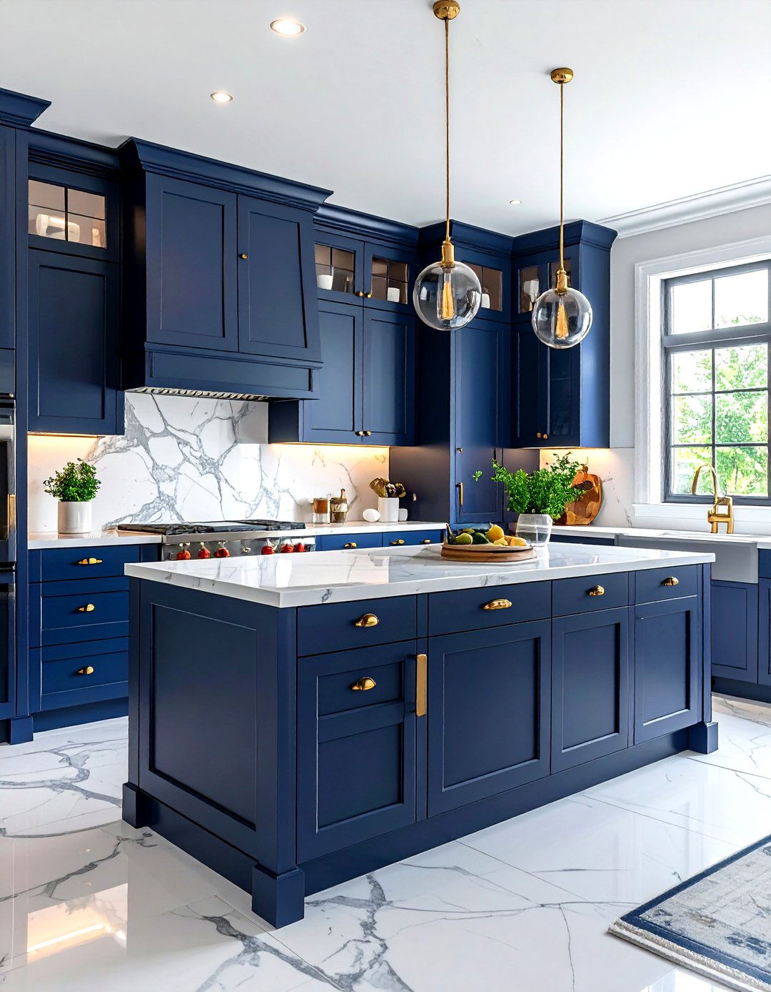 Two tone G shaped kitchen cabinets - 30 G-shaped kitchen ideas