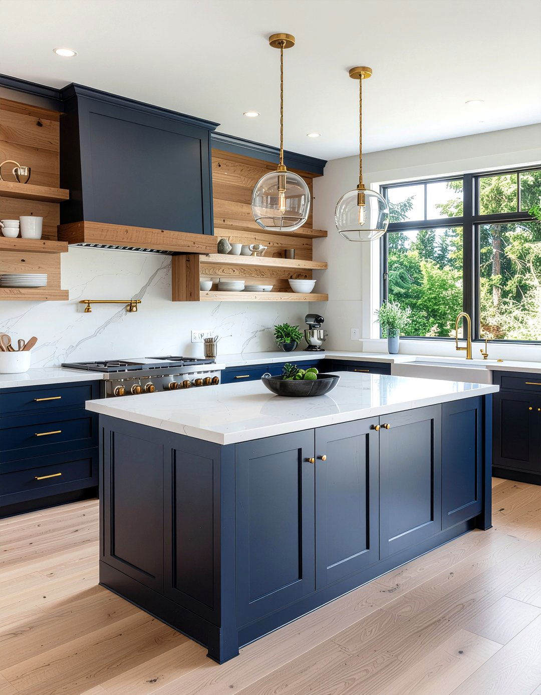 Two tone cabinetry - 30 kitchen layering ideas