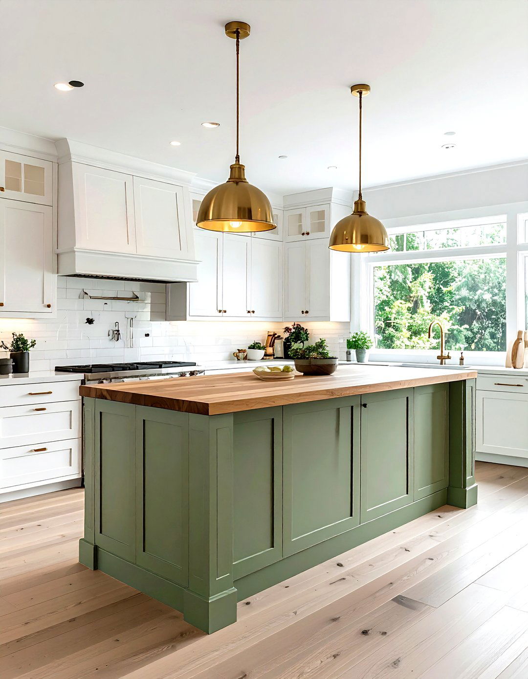 Two tone cabinetry island - 30 kitchen island ideas