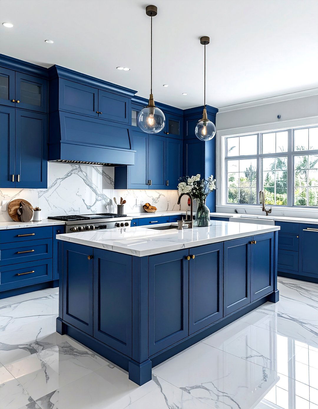 Two tone coastal kitchen - 30 coastal kitchen ideas