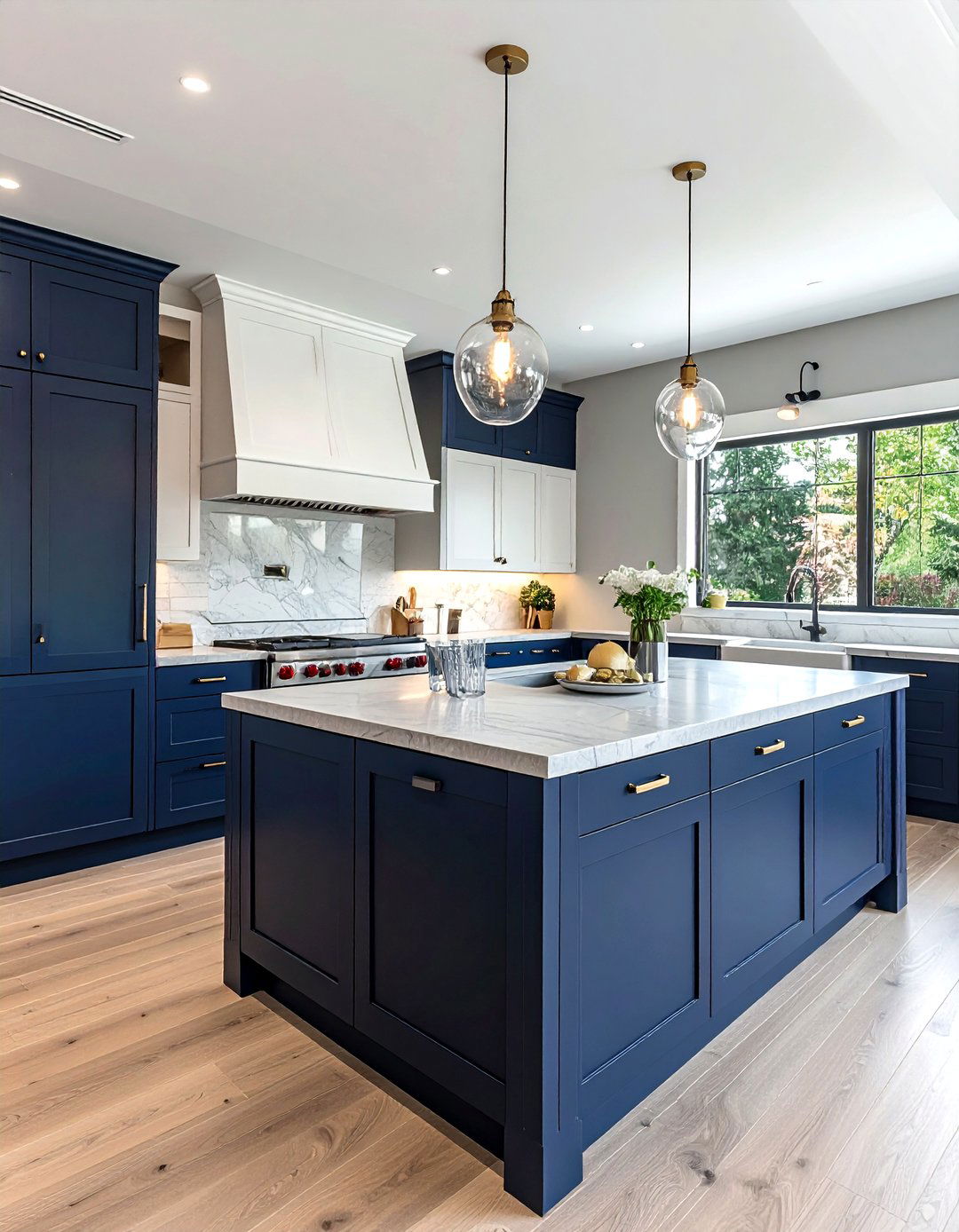 Two tone kitchen cabinet - 30 polished kitchen ideas