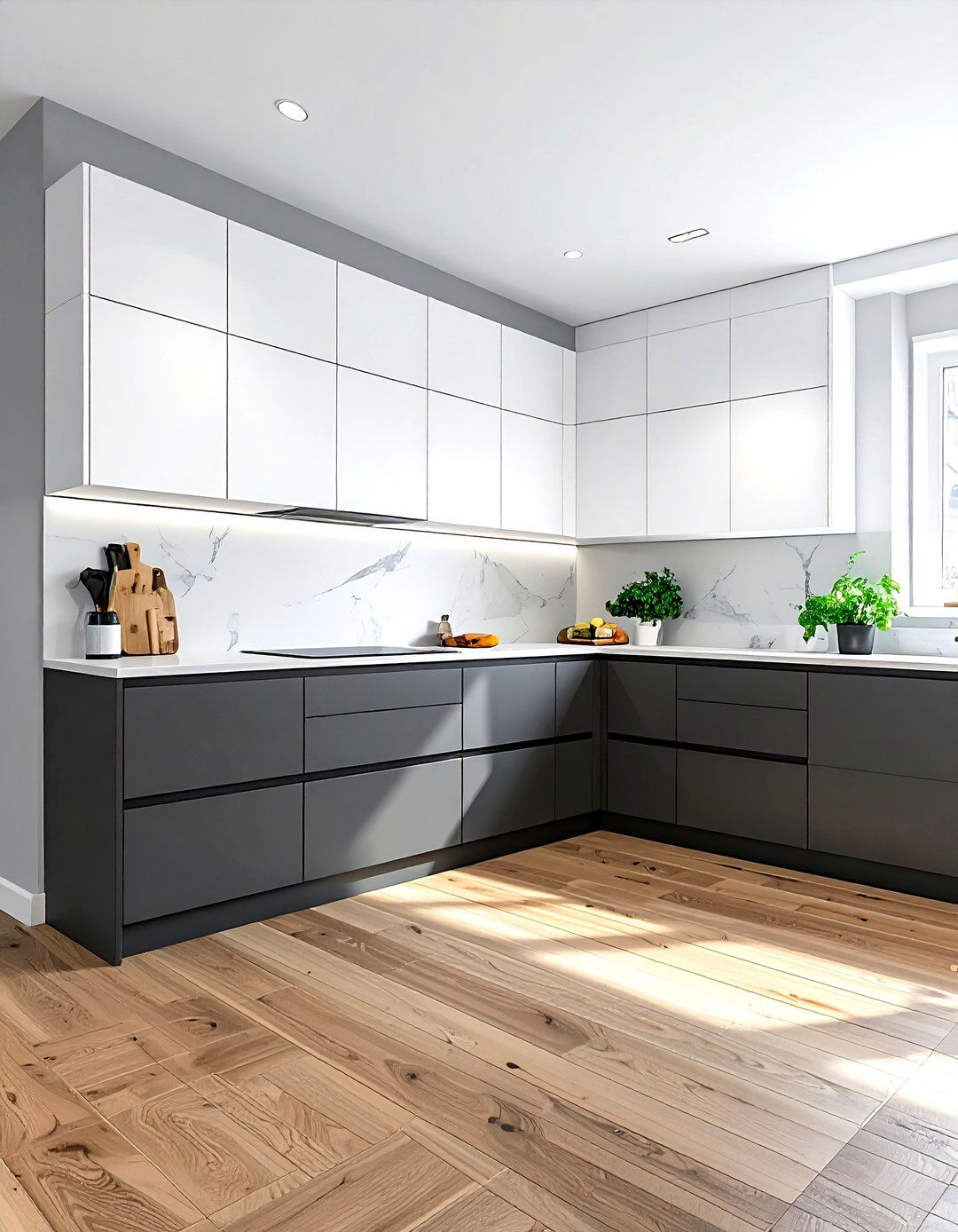 Two tone kitchen cabinets - 30 ideal kitchen ideas