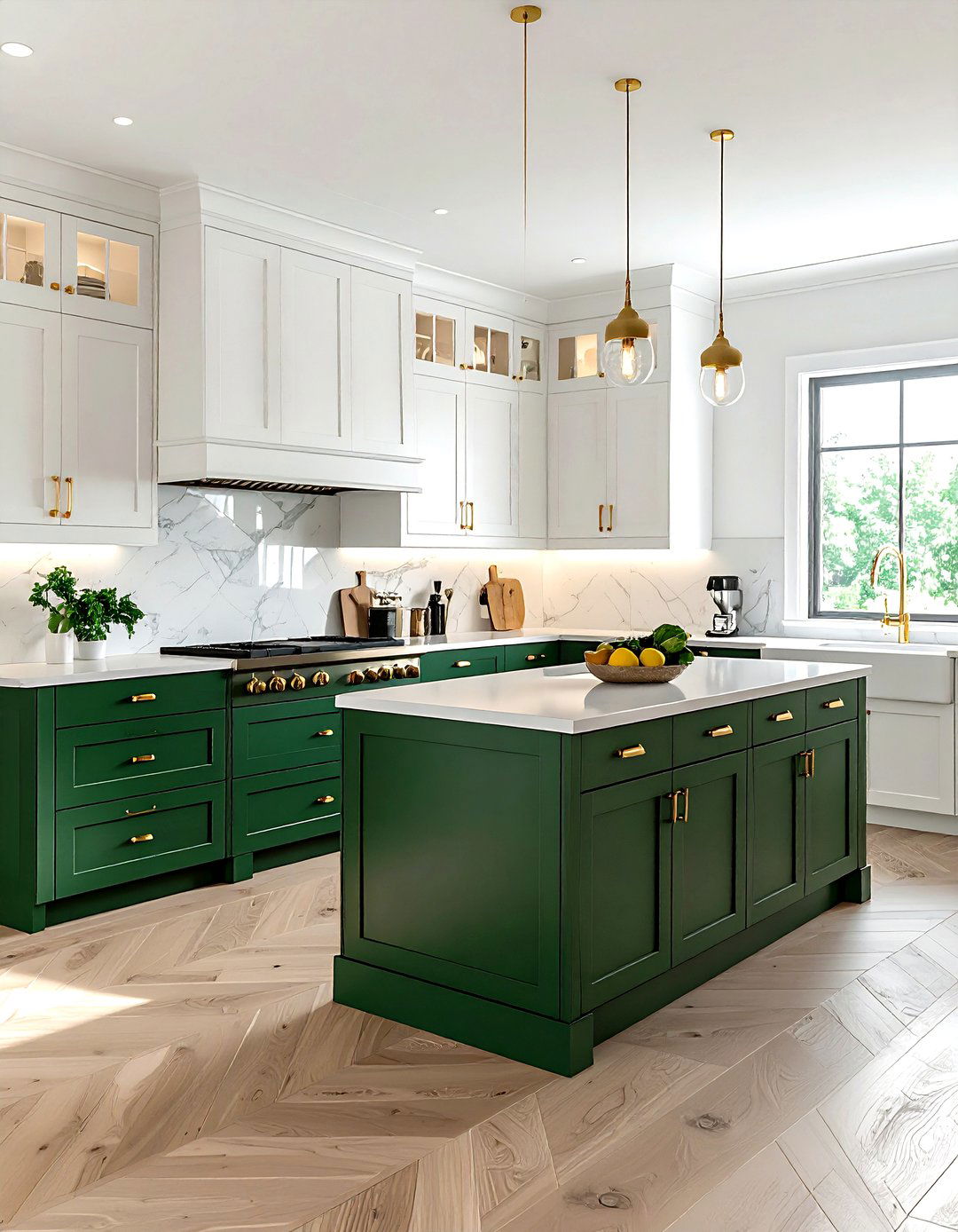 Two tone kitchen cabinets - 30 condo kitchen ideas