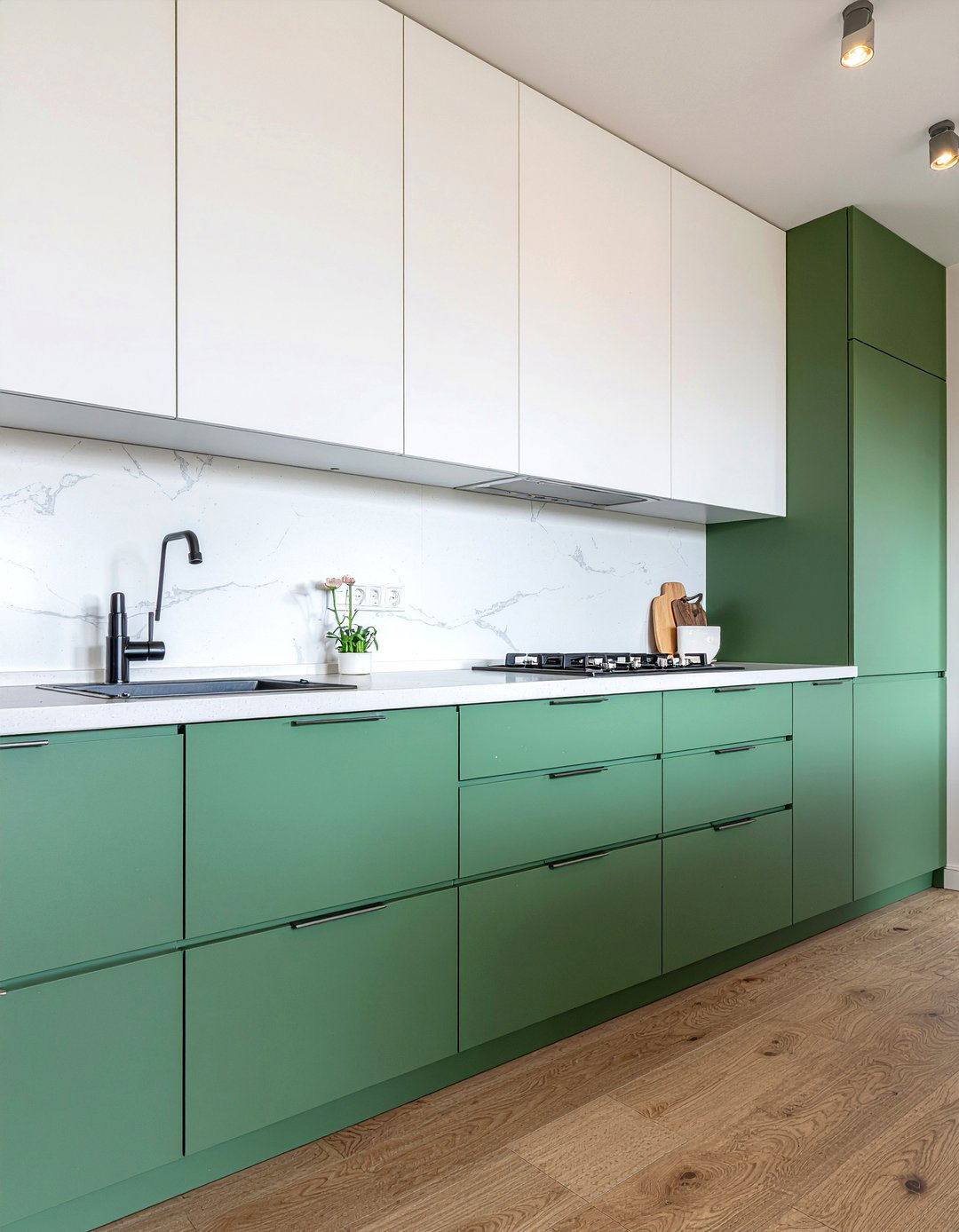 Two tone kitchen cabinets color schemes - 30 showstopper kitchen ideas