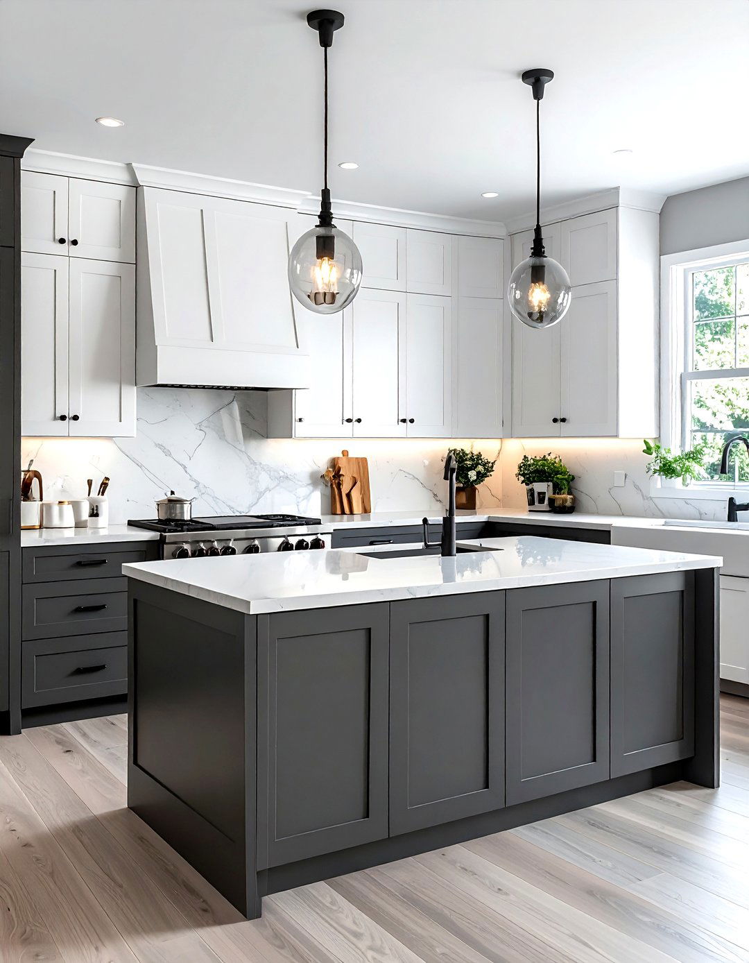 Two tone kitchen cabinets - 30 amazing kitchen ideas
