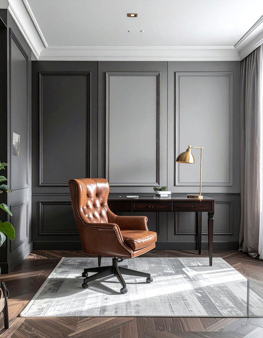 Two tone wall paneling - 30 molding ideas