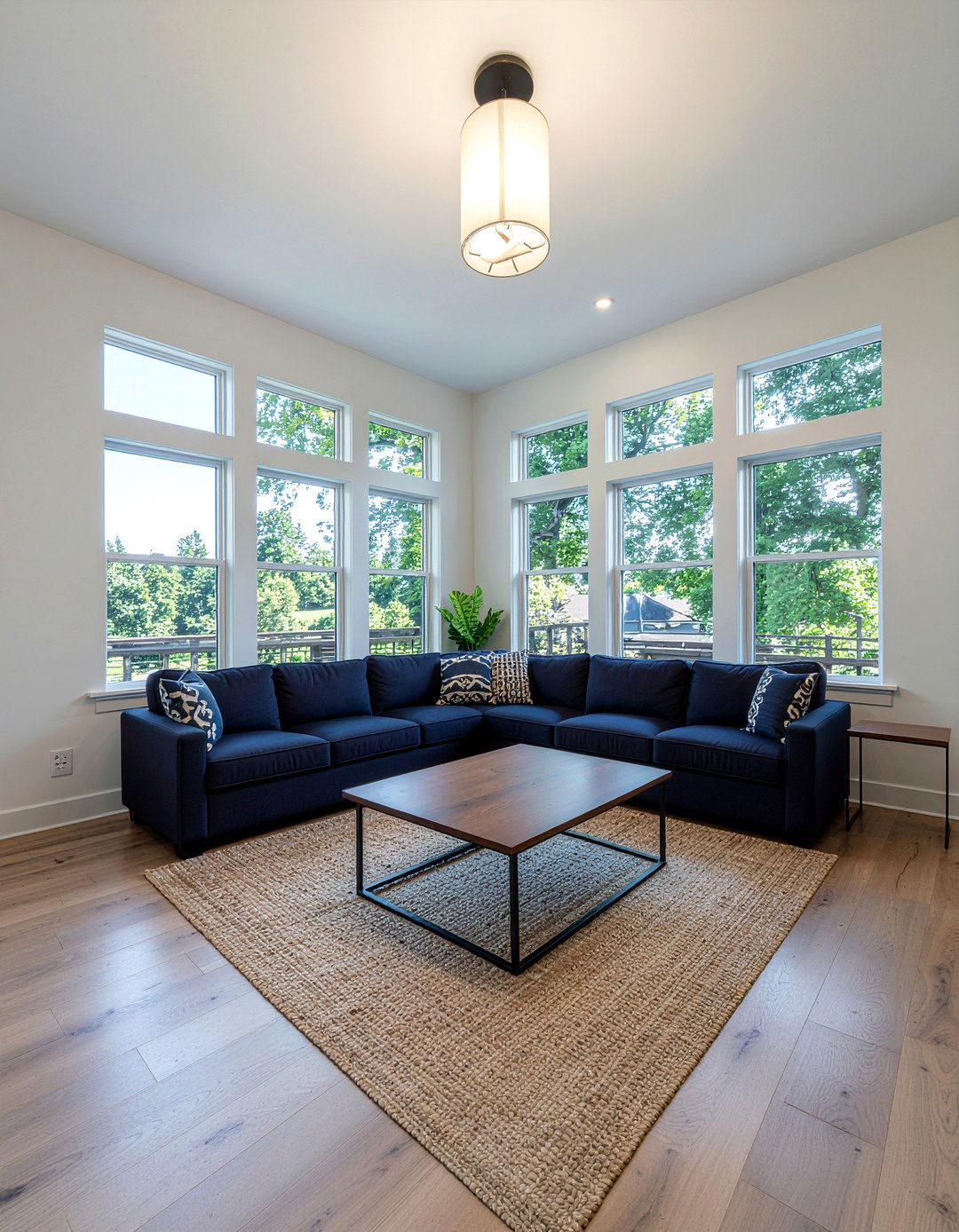 U Shaped Conversation Pit - 30 living room conversation pit ideas