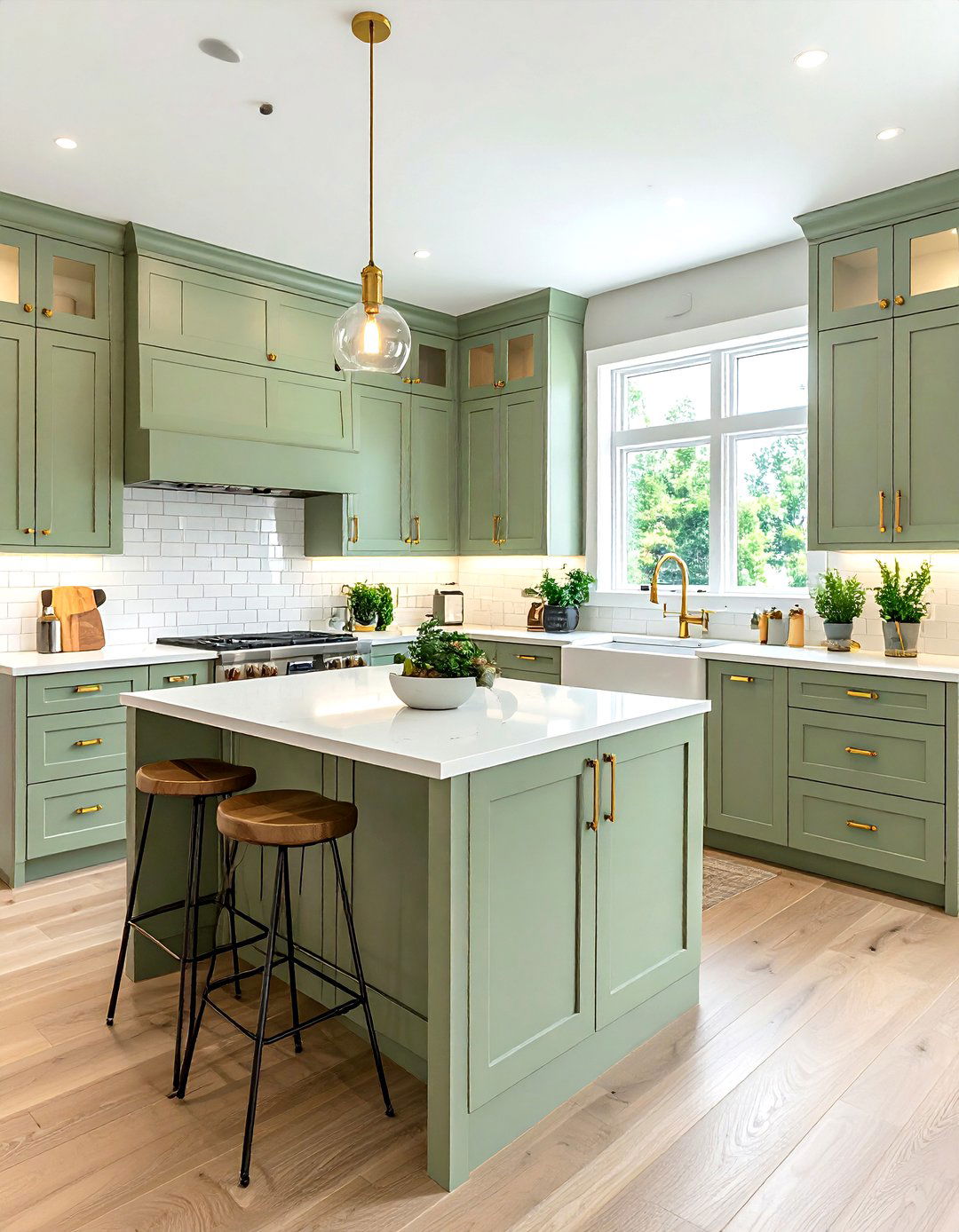 U Shaped Kitchen - 30 kitchen workflow ideas