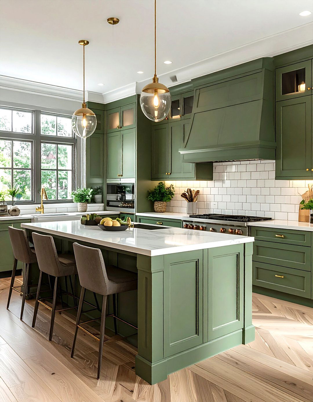 U Shaped Kitchen - 30 social kitchen ideas