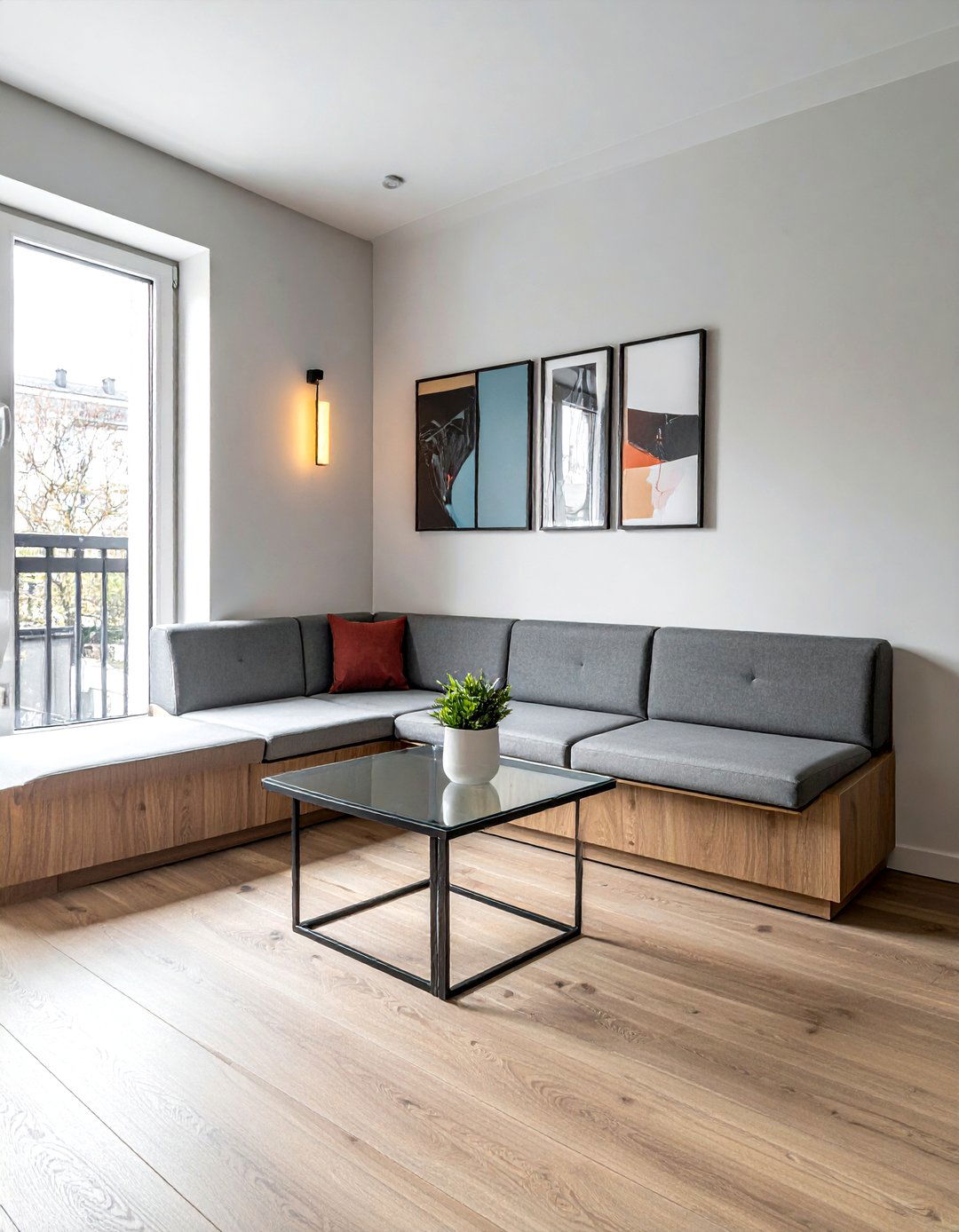 U shaped banquette for small apartment - 30 U-shaped banquette dining ideas