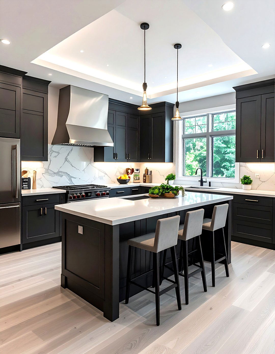 U shaped kitchen - 30 kitchen furniture placement