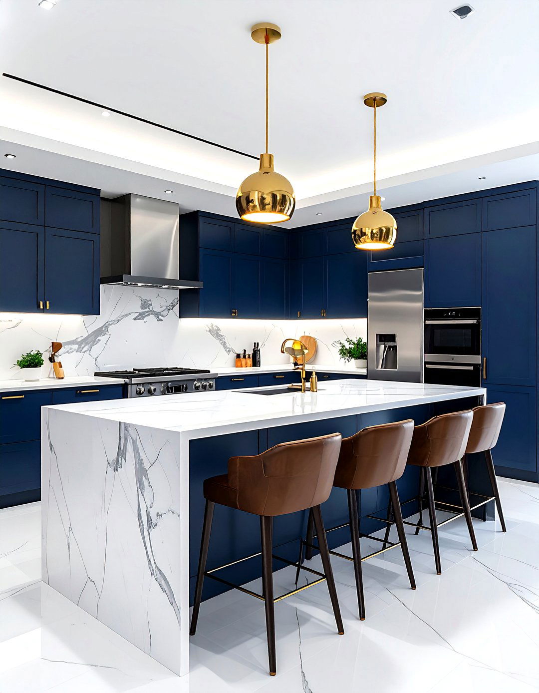 U shaped kitchen with island - 30 U-shaped kitchen ideas