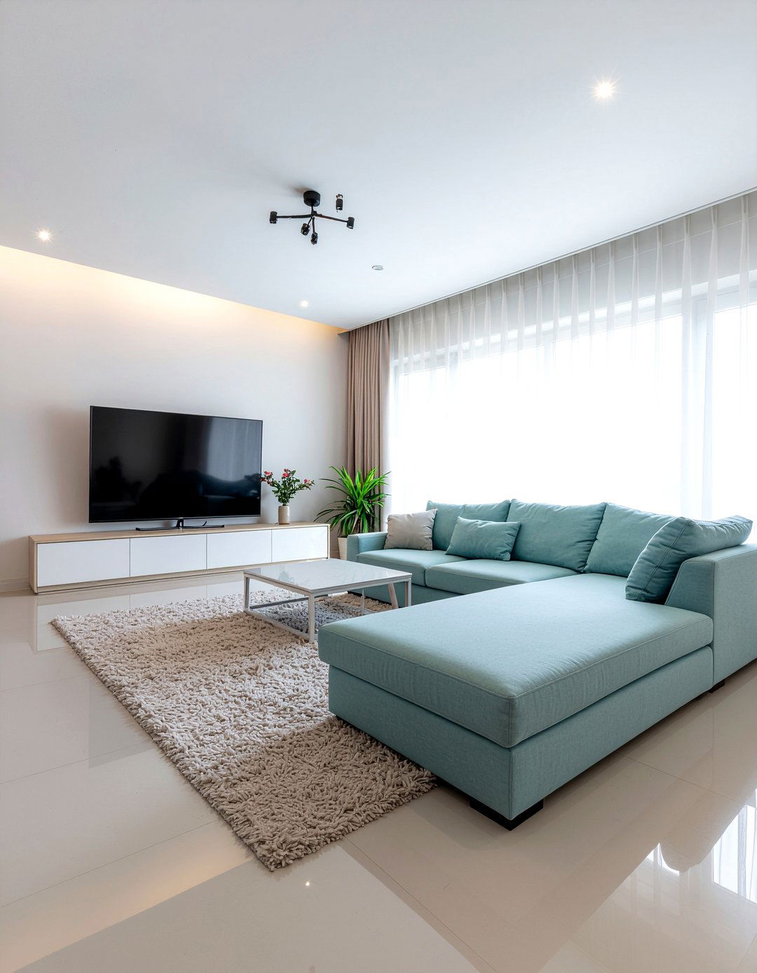 U shaped sofa with chaise - 30 U-shaped sofa living room ideas